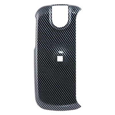 Pantech Compatible Design Snap-on Cover - Black Carbon Fiber  FS-PNP7000-DE13