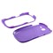 Samsung Compatible Rubberized Snap-on Cover - Purple FS-SAA187-RPP Image 3