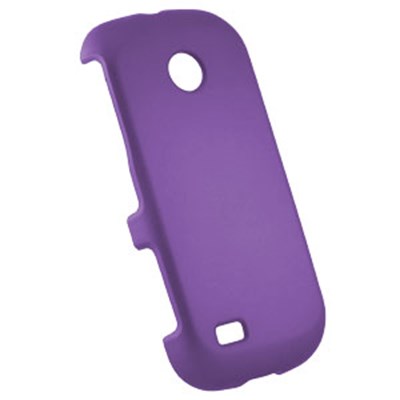 Samsung Compatible Rubberized Snap-on Cover - Purple FS-SAA597-RPP