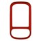 Samsung Compatible Rubberized Snap-on Cover - Red FS-SAA687-RRD Image 1