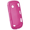 Samsung Compatible Rubberized Snap-on Cover - Pink FS-SAA817-RPI Image 2