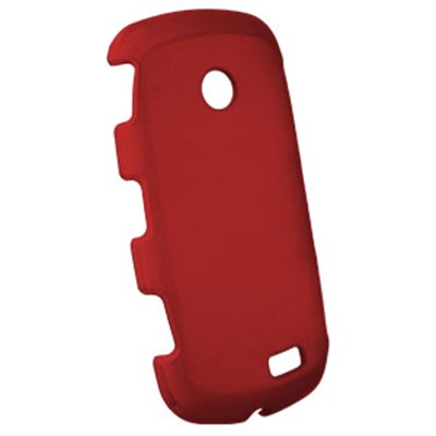 Samsung Compatible Rubberized Snap-on Cover - Red FS-SAA817-RRD