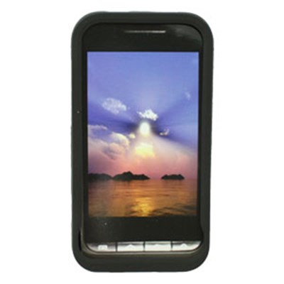 Samsung Compatible Rubberized Snap-on Cover - Black FS-SAD600-RBK