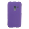 Samsung Compatible Rubberized Snap-on Cover - Purple FS-SAD600-RPP Image 1
