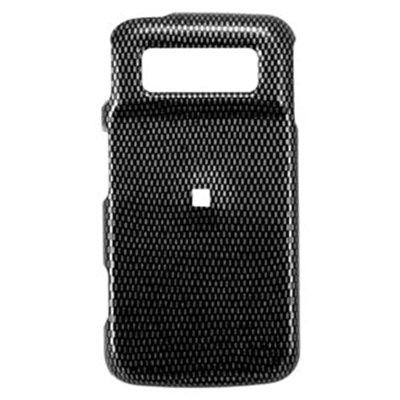 Samsung Compatible Design Snap-on Cover - Black Carbon Fiber  FS-SAi220-D13