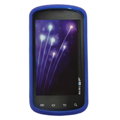 Samsung Compatible Rubberized Snap-on Cover - Blue FS-SAI405-RBU