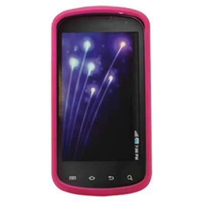 Samsung Compatible Rubberized Snap-on Cover - Pink FS-SAI405-RPI