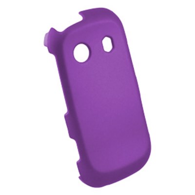 Samsung Compatible Rubberized Snap-on Cover - Purple FS-SAM350-RPP