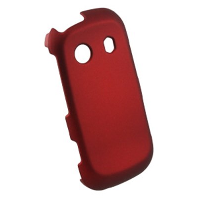 Samsung Compatible Rubberized Snap-on Cover - Red FS-SAM350-RRD