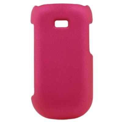 Samsung Compatible Rubberized Snap-on Cover - Pink FS-SAM360-RPI