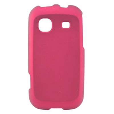 Samsung Compatible Rubberized Snap-on Cover - Pink FS-SAM380-RPI