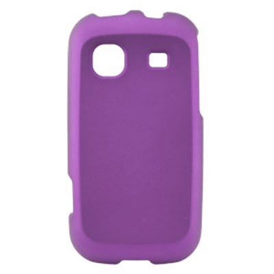 Samsung Compatible Rubberized Snap-on Cover - Purple FS-SAM380-RPP