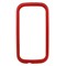 Samsung Compatible Rubberized Snap-on Cover - Red FS-SAM380-RRD Image 1