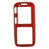 Samsung Compatible Rubberized Snap-on Cover - Red FS-SAM540-RRD Image 1
