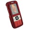 Samsung Compatible Rubberized Snap-on Cover - Red FS-SAM540-RRD Image 2