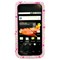 Samsung Compatible Jewel Snap-on Cover - Pink Plaid Jewel  FS-MOI475-JP01 Image 1