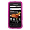 Samsung Compatible Rubberized Snap-on Cover - Pink FS-SAM820-RPI Image 1