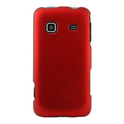 Samsung Compatible Rubberized Snap-on Cover - Red FS-SAM820-RRD