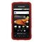 Samsung Compatible Rubberized Snap-on Cover - Red FS-SAM820-RRD Image 1