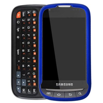 Samsung Compatible Rubberized Snap-on Cover - Blue FS-SAM930-RBU
