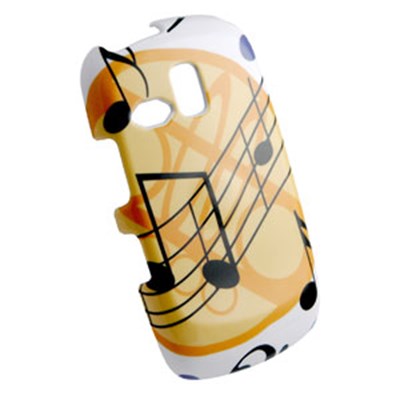 Samsung Compatible Design Snap-on Cover - Musical Notes  FS-SAR351-DM01
