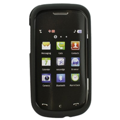 Samsung Compatible Rubberized Snap-on Cover - Black FS-SAR640-RBK