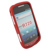 Samsung Compatible Rubberized Snap-on Cover - Red FS-SAR720-RRD Image 2