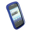 Samsung Compatible Rubberized Snap-on Cover - Blue FS-SAR730-RBU Image 2