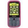 Samsung Compatible Rubberized Snap-on Cover - Pink  FS-SAT379-RPI Image 1