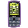 Samsung Compatible Rubberized Snap-on Cover - Purple  FS-SAT379-RPP Image 1