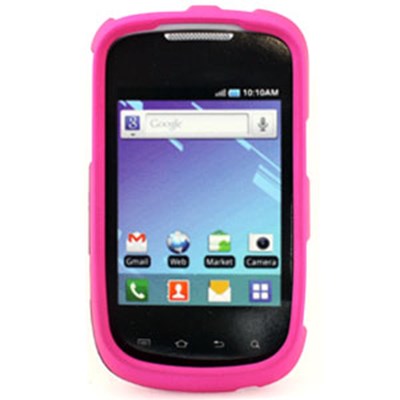 Samsung Compatible Rubberized Snap-on Cover - Pink  FS-SAT499-RPI