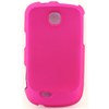 Samsung Compatible Rubberized Snap-on Cover - Pink  FS-SAT499-RPI Image 1