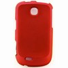Samsung Compatible Rubberized Snap-on Cover - Red  FS-SAT499-RRD Image 1