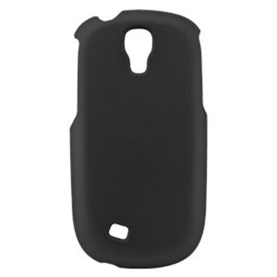 Samsung Compatible Rubberized Snap-on Cover - Black  FS-SAT589-RBK