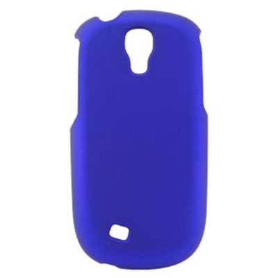 Samsung Compatible Rubberized Snap-on Cover - Blue  FS-SAT589-RBU