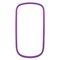 Samsung Compatible Rubberized Snap-on Cover - Purple  FS-SAT589-RPP Image 1