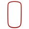 Samsung Compatible Rubberized Snap-on Cover - Red  FS-SAT589-RRD Image 1