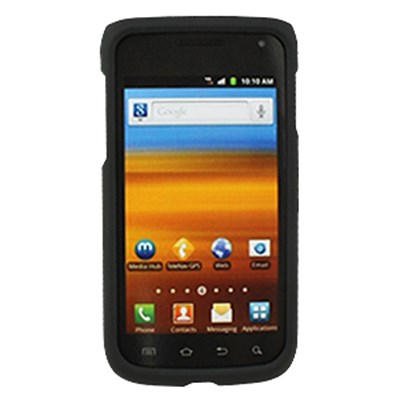 Samsung Compatible Rubberized Snap-on Cover - Black  FS-SAT679-RBK