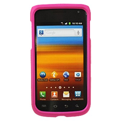 Samsung Compatible Rubberized Snap-on Cover - Pink  FS-SAT679-RPI