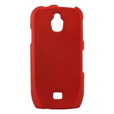 Samsung Compatible Rubberized Snap-on Cover - Red  FS-SAT759-RRD