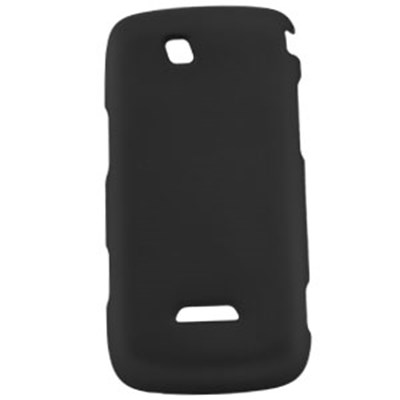 Samsung Compatible Rubberized Snap-on Cover - Black  FS-SAT839-RBK