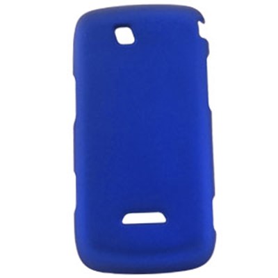 Samsung Compatible Rubberized Snap-on Cover - Blue  FS-SAT839-RBU