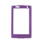 Samsung Compatible Rubberized Snap-on Cover - Purple  FS-SAT839-RPP Image 1