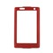 Samsung Compatible Rubberized Snap-on Cover - Red  FS-SAT839-RRD Image 1