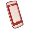 Samsung Compatible Rubberized Snap-on Cover - Red  FS-SAT839-RRD Image 2