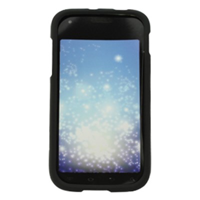Samsung Compatible Rubberized Snap-on Cover - Black  FS-SAT989-RBK