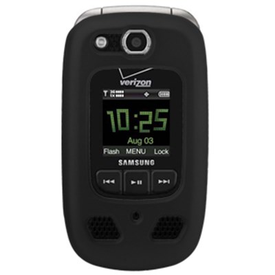 Samsung Compatible Rubberized Snap-on Cover - Black FS-SAU660-RBK