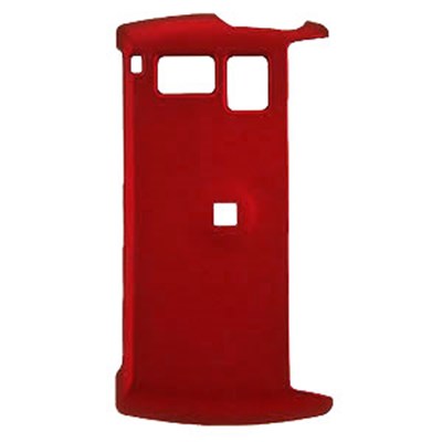 Sanyo Compatible Rubberized Snap-on Cover - Red FS-SY6760-RRD