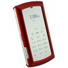 Sanyo Compatible Rubberized Snap-on Cover - Red FS-SY6760-RRD Image 2