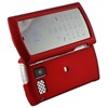 Sanyo Compatible Rubberized Snap-on Cover - Red FS-SY6760-RRD Image 4